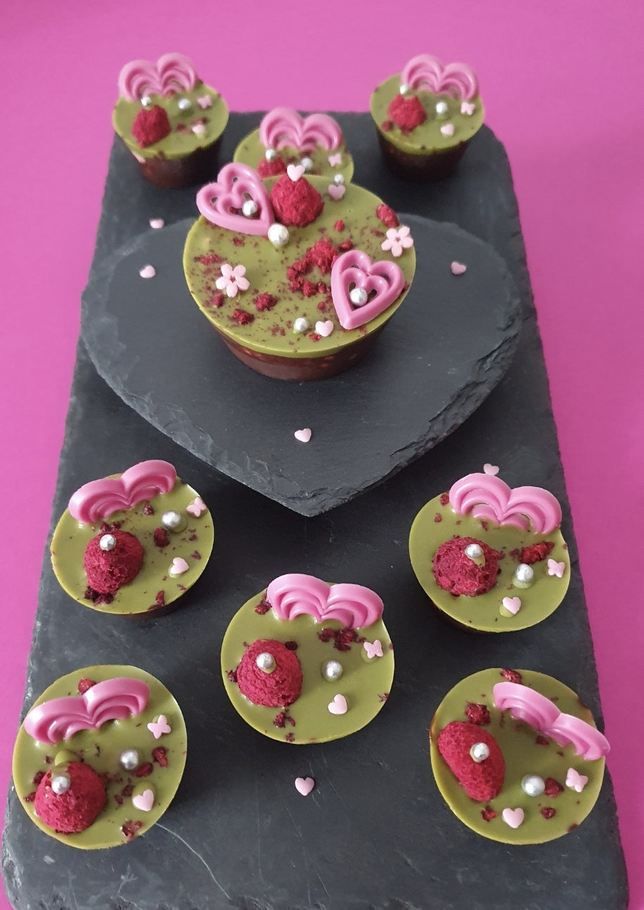 Kreation Matcha-Himbeer